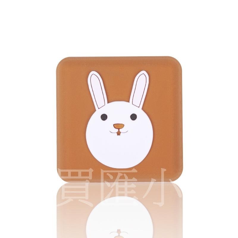 可愛圖案矽膠防撞墊 創意造型門後櫥櫃防撞墊 加厚門把防護墊-細節圖10