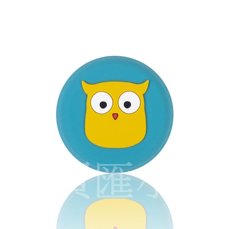 可愛圖案矽膠防撞墊 創意造型門後櫥櫃防撞墊 加厚門把防護墊-規格圖11