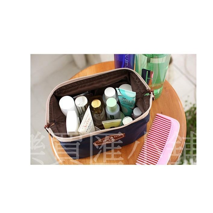 多功能時尚大口洗漱包 方便攜帶棉布化妝包-細節圖3