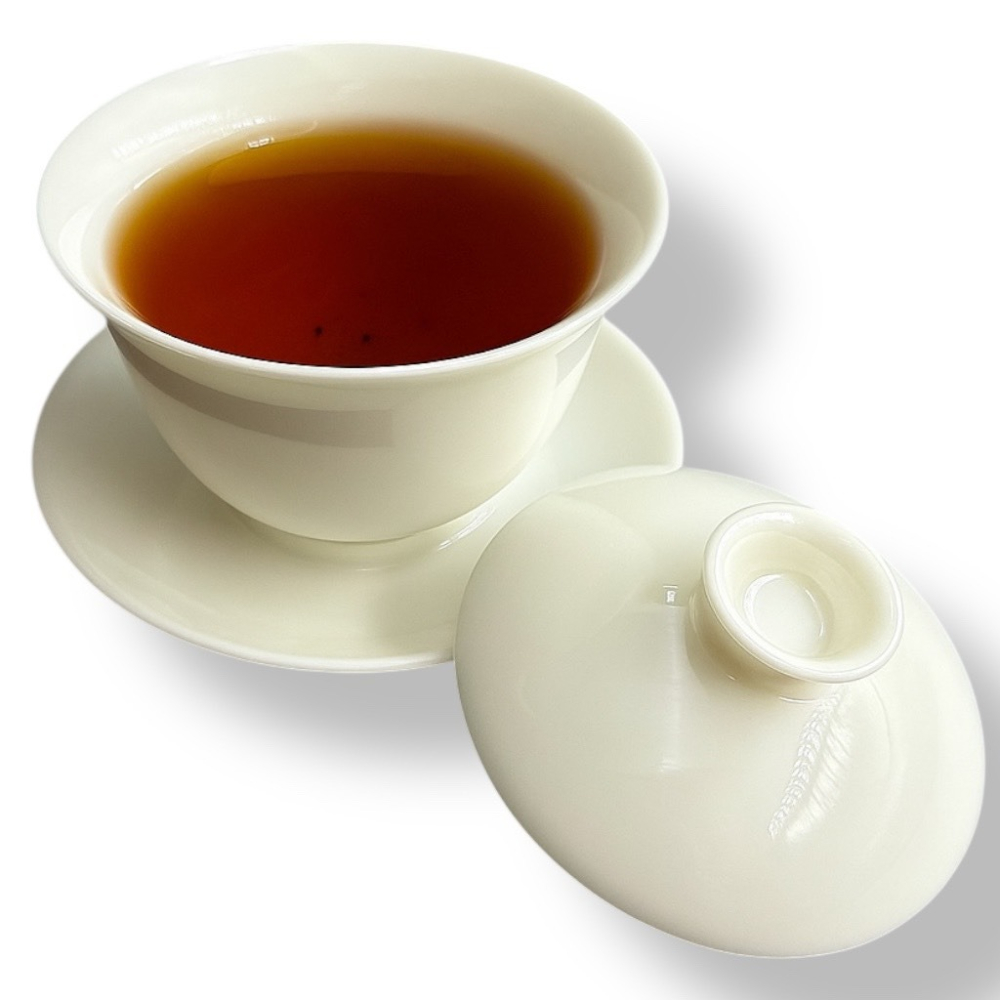 【紅芳庭】極品羊脂玉瓷 三才蓋碗 有緣 90ml 蓋杯/蓋碗 茶具/泡茶器 白瓷 功夫茶道專用器具 泡茶用具-細節圖5