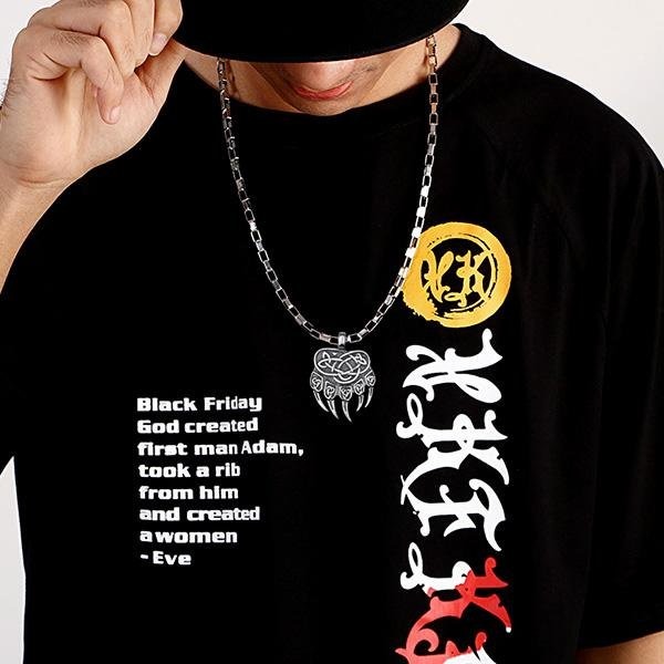 《QBOX 》FASHION 飾品【C10BP8-291】精緻個性北歐熊爪護身符文圖騰鑄造鈦鋼墬子項鍊/掛飾-細節圖8