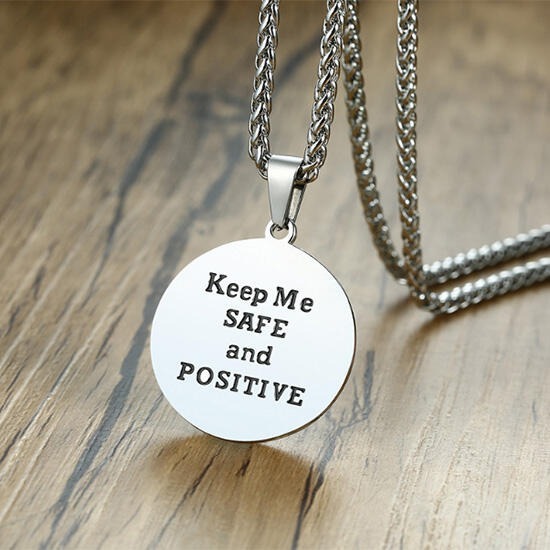 《QBOX 》FASHION 飾品【CPN-1256S】精緻個性大天使所羅門護身符鈦鋼墬子項鍊/掛飾-細節圖4