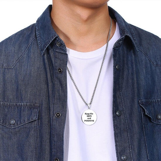 《QBOX 》FASHION 飾品【CPN-1256S】精緻個性大天使所羅門護身符鈦鋼墬子項鍊/掛飾-細節圖6