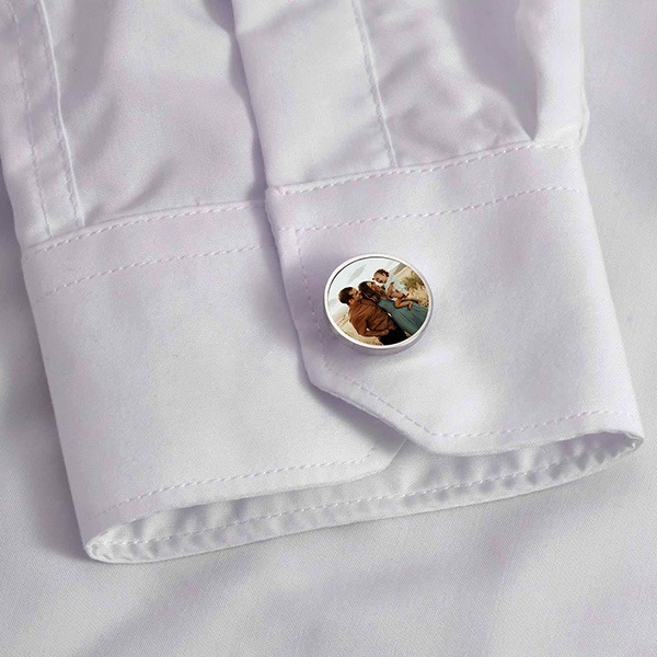 《 QBOX 》FASHION 飾品【GCL-057】精緻個性「專屬映刻」定製鈦鋼袖扣(三色)-細節圖6