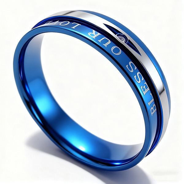 《 QBOX 》FASHION 飾品【R1002010】精緻個性「型格五耀」不同多風格鈦鋼戒指/戒環(特價)-規格圖7