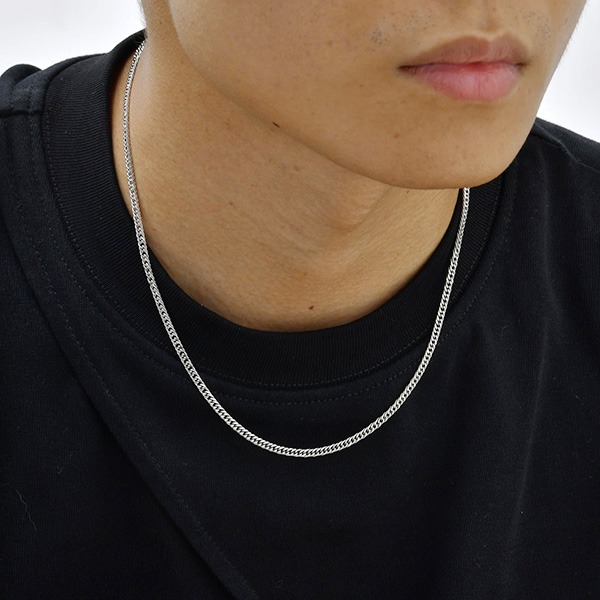 《 QBOX 》FASHION 飾品【GNC-2270】精緻個性百搭四面磨鏈鈦鋼項鍊/鋼鍊條-細節圖8