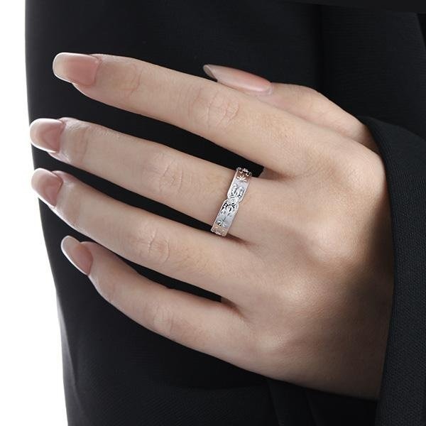 《 QBOX 》FASHION 飾品【CSWJ341】精緻個性「星光圖騰」浪漫微鑽S925純銀戒指/開口戒指-細節圖8