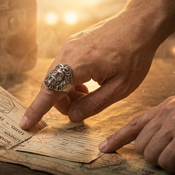 《 QBOX 》FASHION 飾品【RBR8-1162】精緻個性復古耶穌荊棘冠鈦鋼戒指/戒環-細節圖9