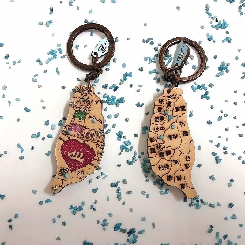 百家名 鑰匙圈｜台灣 星砂 彩砂 墾丁 貝殼 吊飾 紀念品 送禮-細節圖5