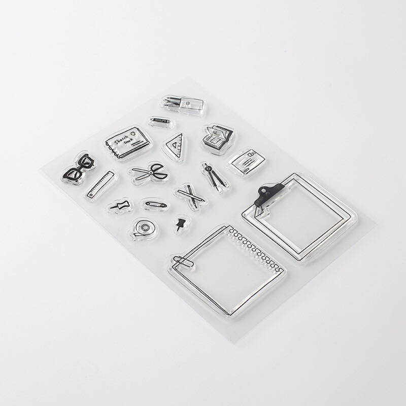 【文具室務】日本 BGM 水晶印章 文具 Stationery 文具控 文具icon BT-CS001 印章 手帳素材-細節圖2