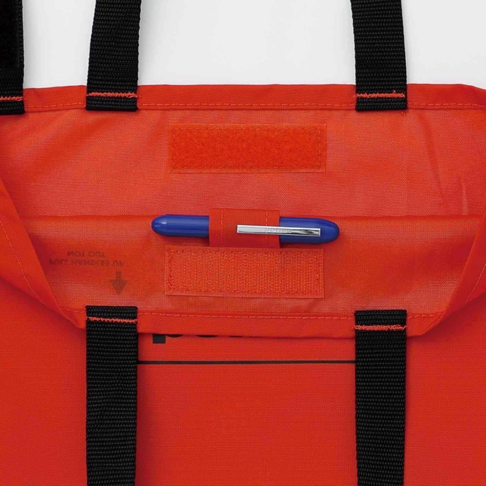 【文具室務】日本 penco Bucket Tote Bag 摺疊水桶造型托特包 Hightide 購物袋 收納袋 環保-細節圖4