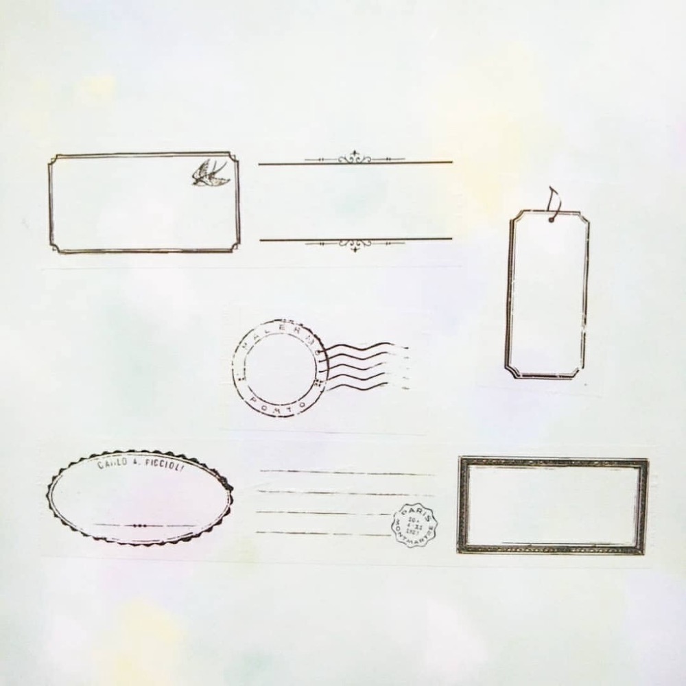 日本 World Craft | 萬用行程 郵戳 紙膠帶 memo 備忘錄 紙膠帶 記事 素材 【文具室務】-細節圖7