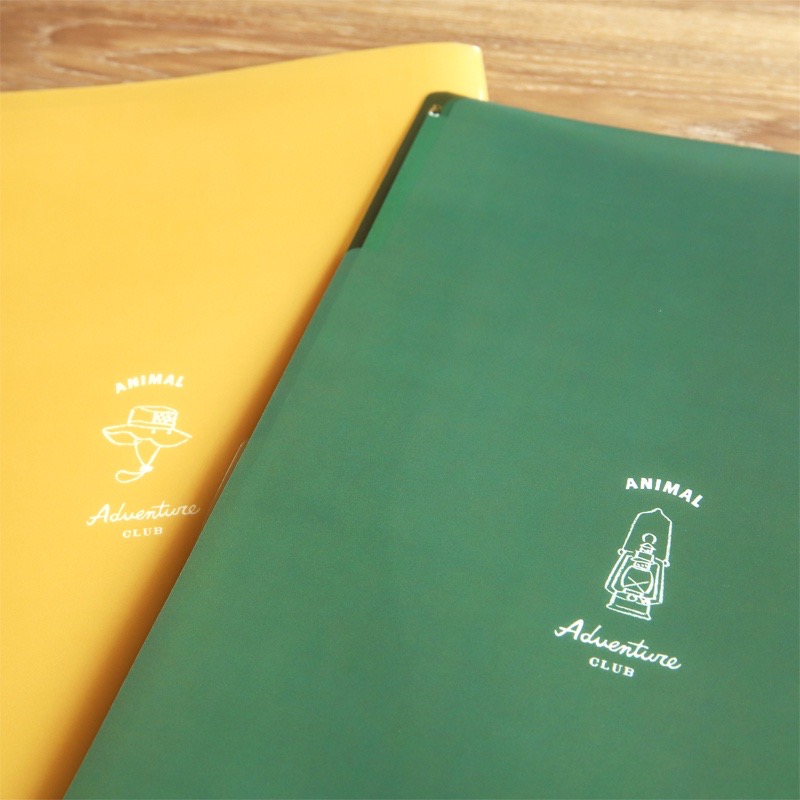 【文具室務】日本 RYU RYU 中島良治 中島良二 三層 資料夾 A4 文件夾 A4三層L夾 動物探險俱樂部-細節圖2