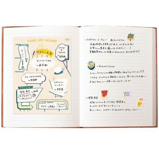 【文具室務】日本 Greeting Life WHW 約會行程便利貼 便利貼 List 記事 手帳 HWPG-4 日本製-細節圖3