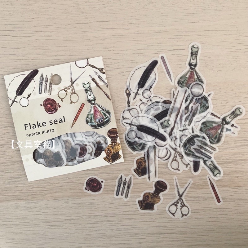 【文具室務】日本 LINCHIANING x Papier Platz 和紙軋形貼紙 和紙貼紙 貼紙包 咖啡 文具 郵件-細節圖2
