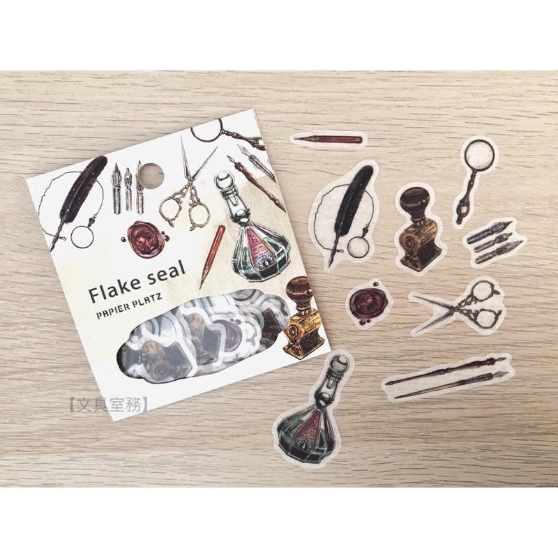 【文具室務】日本 LINCHIANING x Papier Platz 和紙軋形貼紙 和紙貼紙 貼紙包 咖啡 文具 郵件-細節圖5