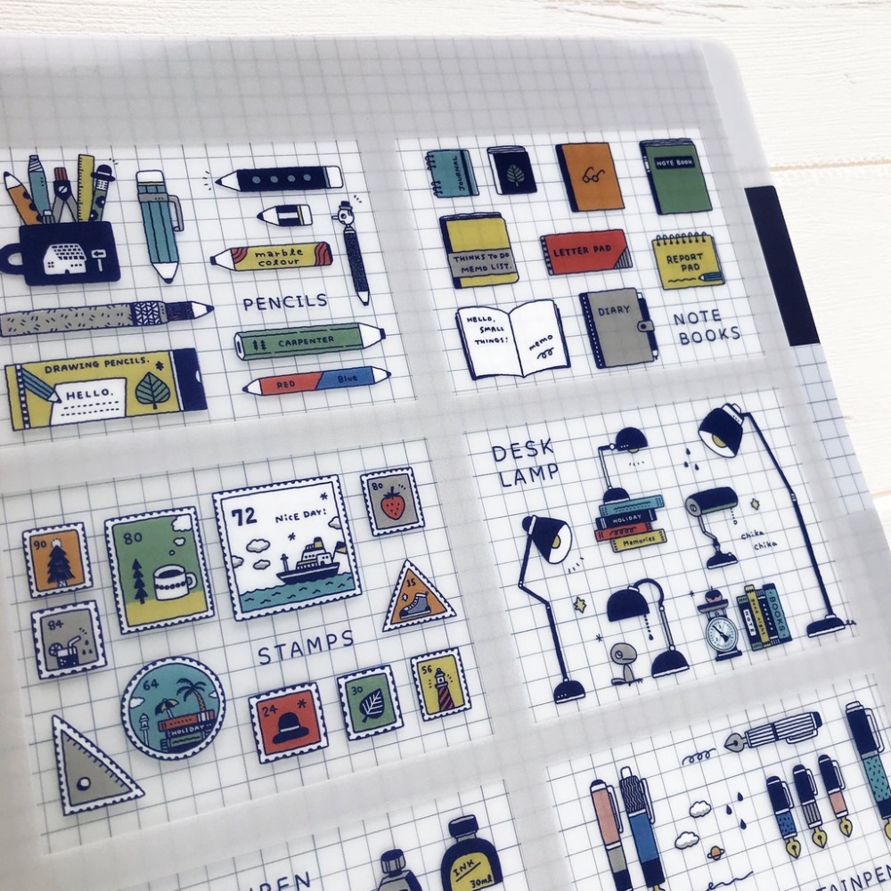 【文具室務】日本 Papier Platz Eric 3層A4資料夾 Hello small things 資料夾 文件-細節圖2