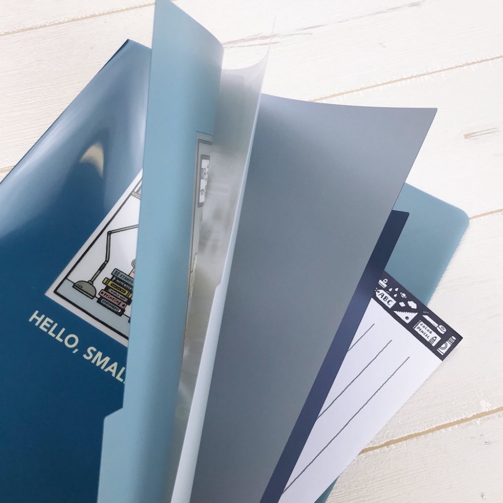 【文具室務】日本 Papier Platz Eric 3層A4資料夾 Hello small things 資料夾 文件-細節圖3