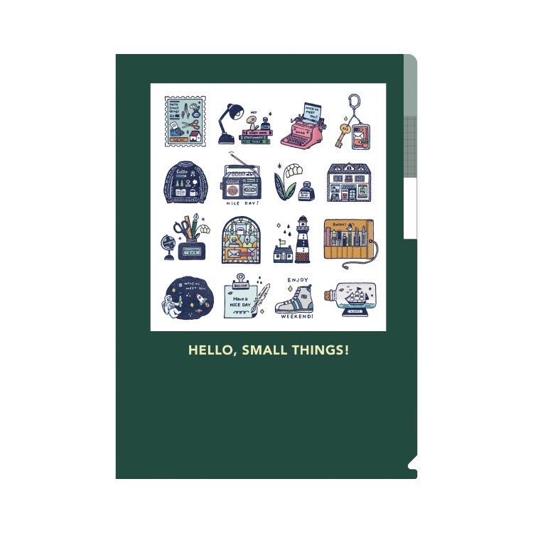 【文具室務】日本 Papier Platz Eric 3層A4資料夾 Hello small things 資料夾 文件-細節圖5