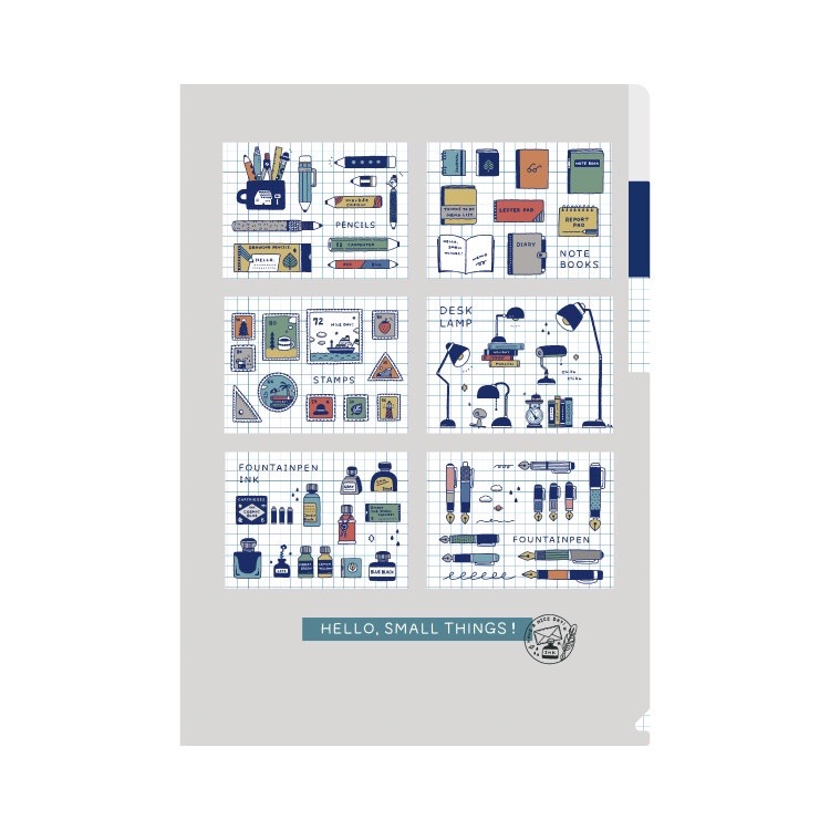 【文具室務】日本 Papier Platz Eric 3層A4資料夾 Hello small things 資料夾 文件-細節圖6