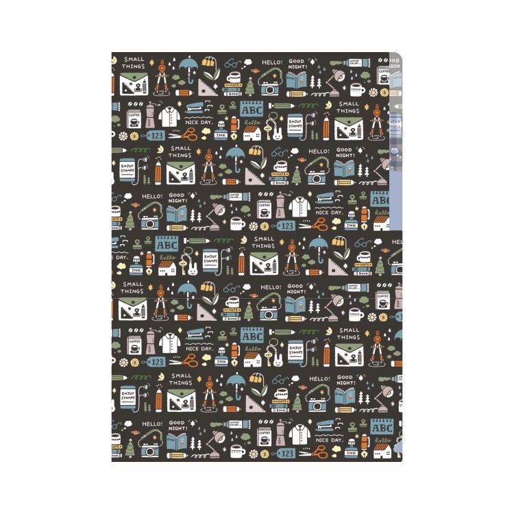 【文具室務】日本 Papier Platz Eric 3層A4資料夾 Hello small things 資料夾 文件-細節圖7