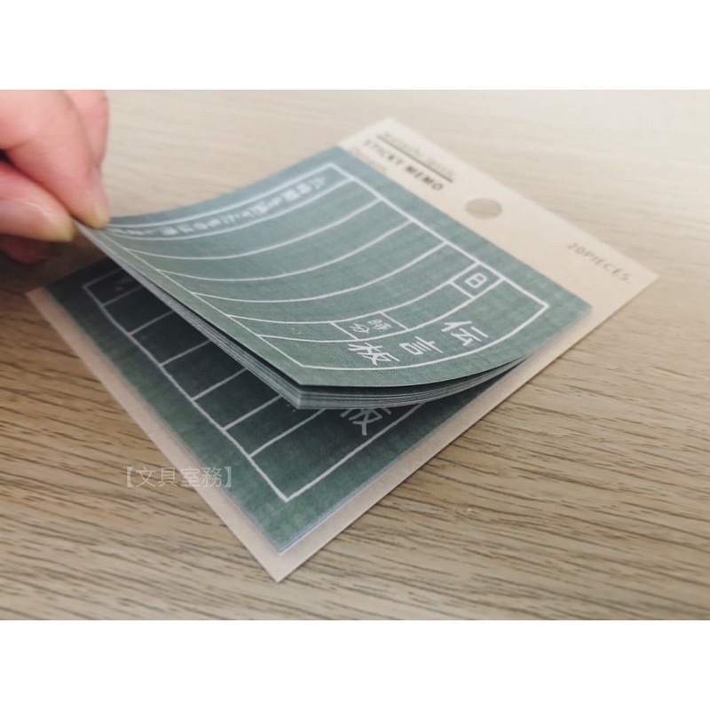 【文具室務】日本Green Flssh watashi lassic 黑板留言備忘錄 memo 便利貼 便條本 備忘錄-細節圖2