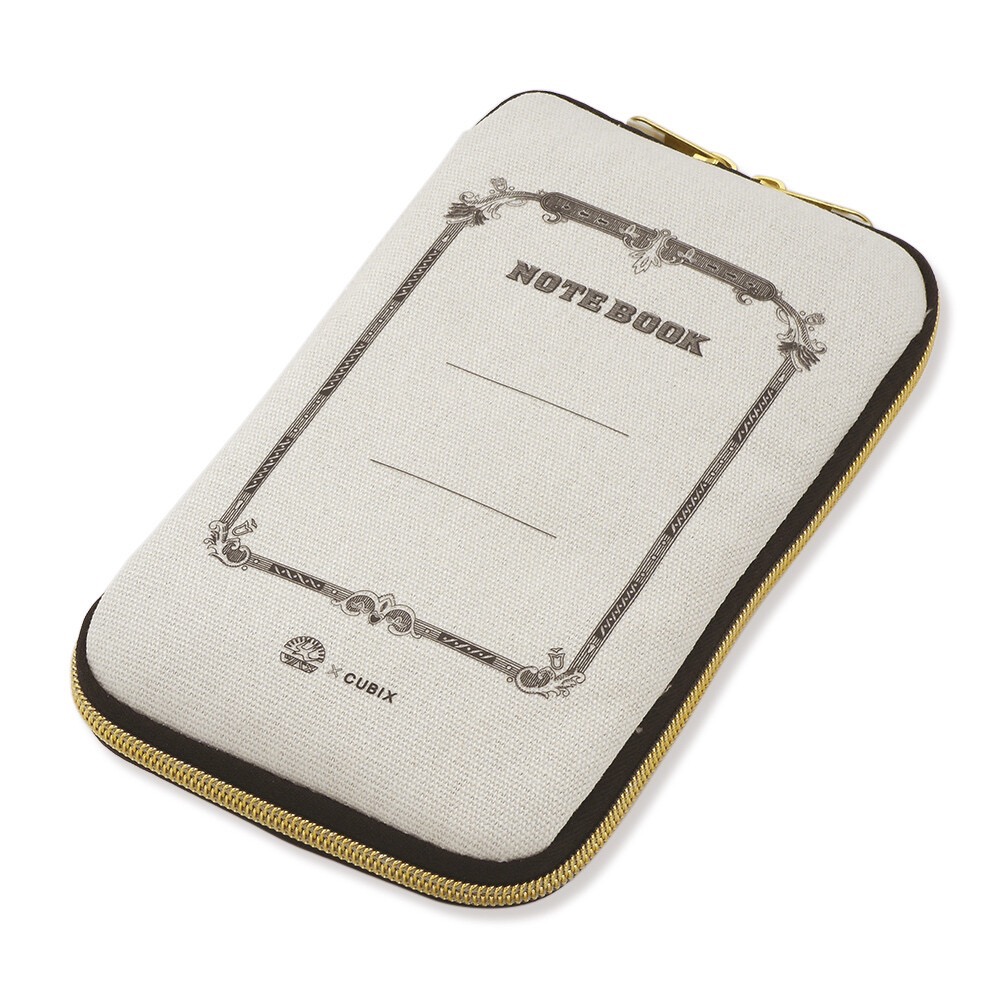 【文具室務】日本 TSUBAME x CUBIX 帆布多功能收納筆袋 文具袋 鉛筆盒 筆袋 收納袋-細節圖2