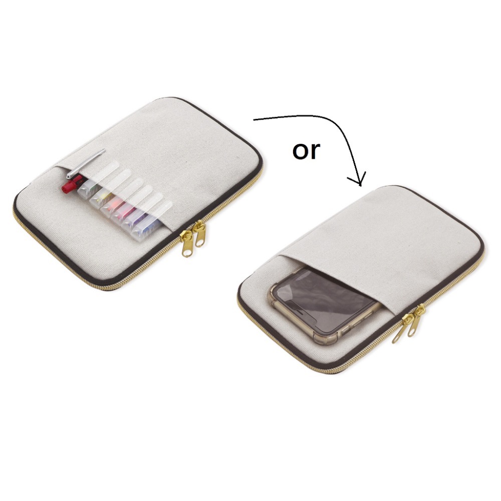 【文具室務】日本 TSUBAME x CUBIX 帆布多功能收納筆袋 文具袋 鉛筆盒 筆袋 收納袋-細節圖5