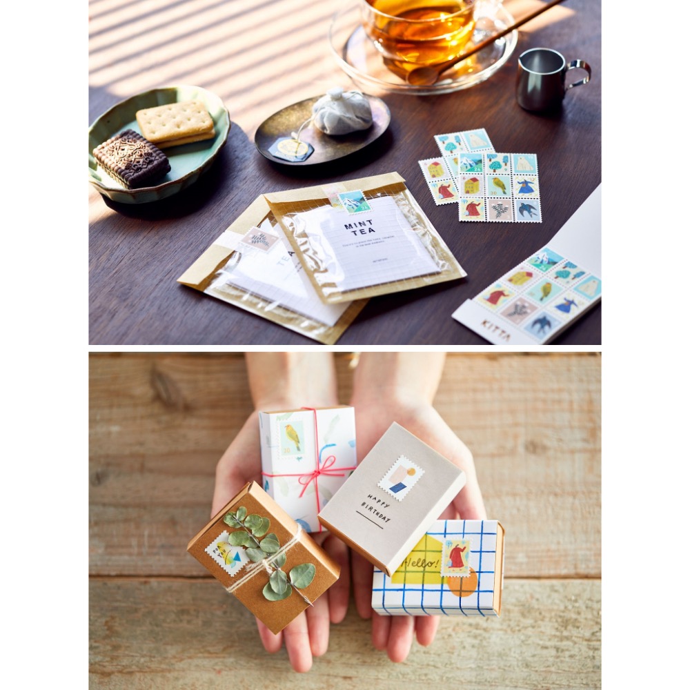 【文具室務】日本 HITOTOKI KITTA 特殊郵票割型貼紙 郵票貼紙 貼紙包 特別版 手帳 標籤貼紙 素材-細節圖8