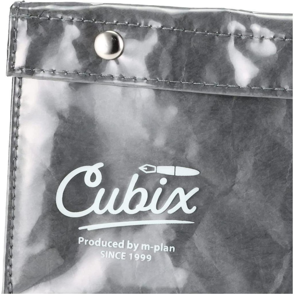【文具室務】日本 Cubix 特殊信封式皺褶筆袋 by M-Plan 復古 筆袋 收納袋 文具袋 收納-細節圖4