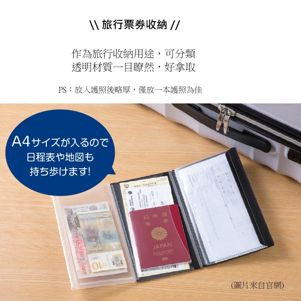 【文具室務】日本 SEDIA Actif V Flip Slim Case Smart Pocket A4三折 資料夾-細節圖2