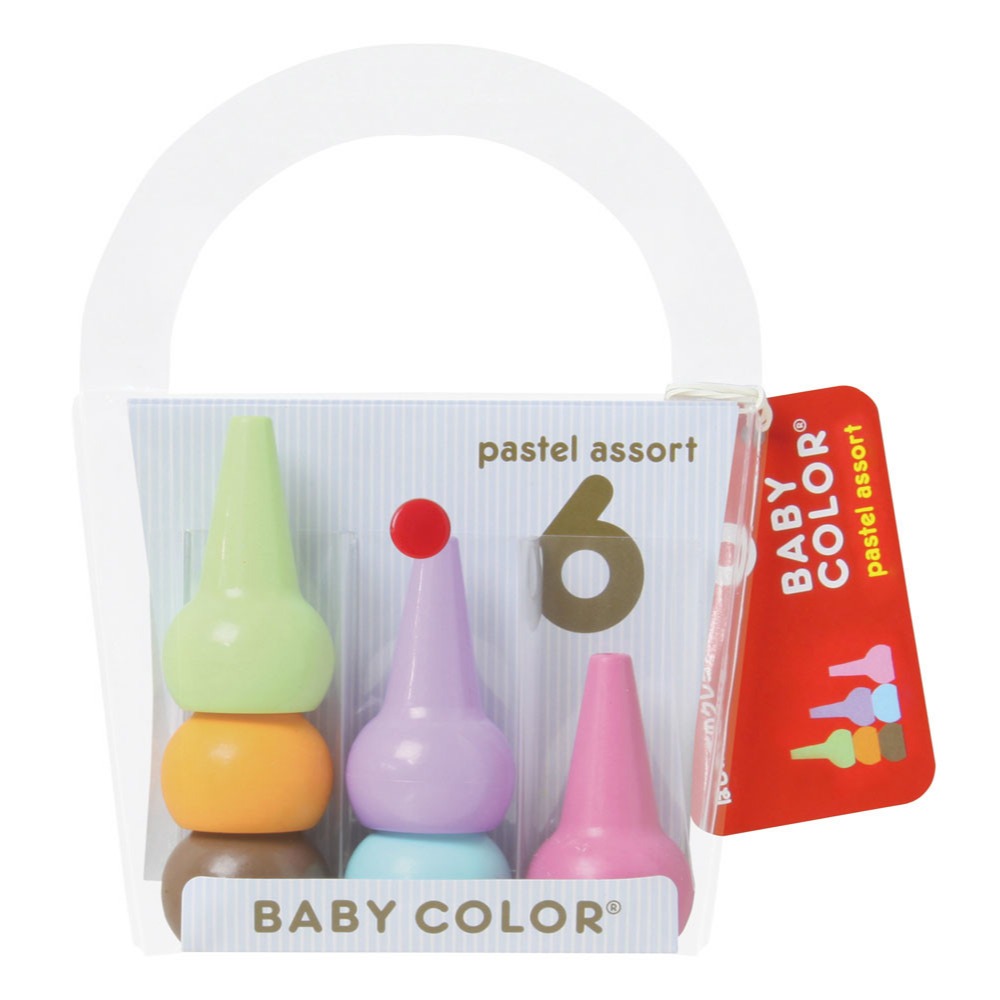 【文具室務】日本 AOZORA Baby Color 兒童安全無毒蠟筆 6色 12色 寶寶蠟筆 嬰幼兒蠟筆 蠟筆 學齡前-細節圖6