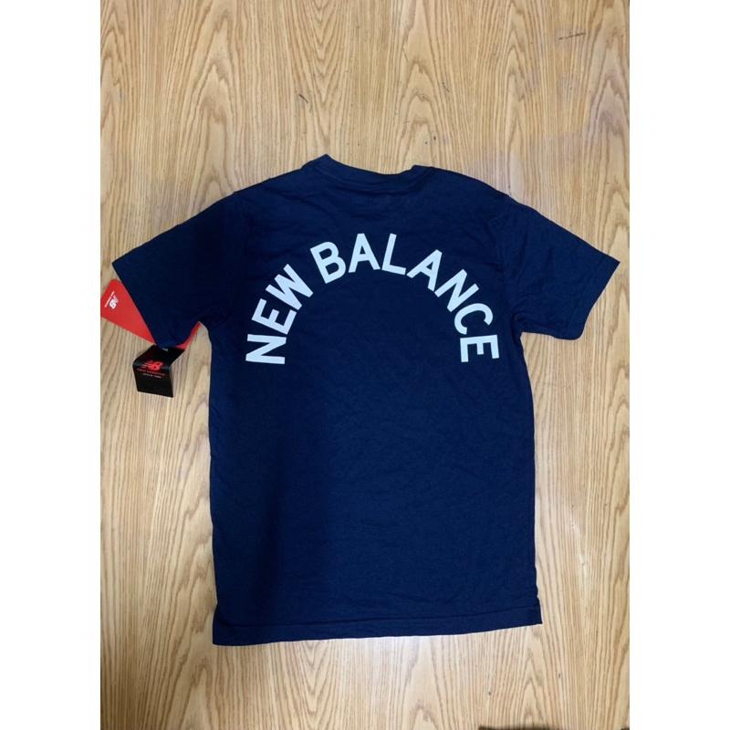 New Blance男版深藍棉質短袖T恤S號-細節圖2