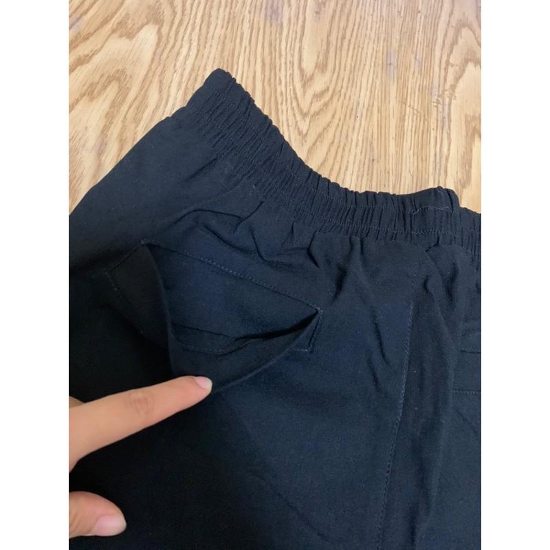 韓製 黑褲 直筒 修身 超彈力褲M號-細節圖3