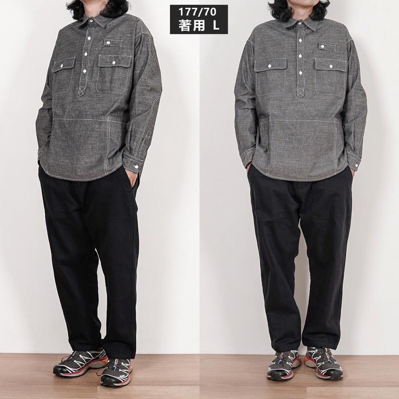 AGILITY Field Pullover Shirts 青年布半襟襯衫 黑色-細節圖2