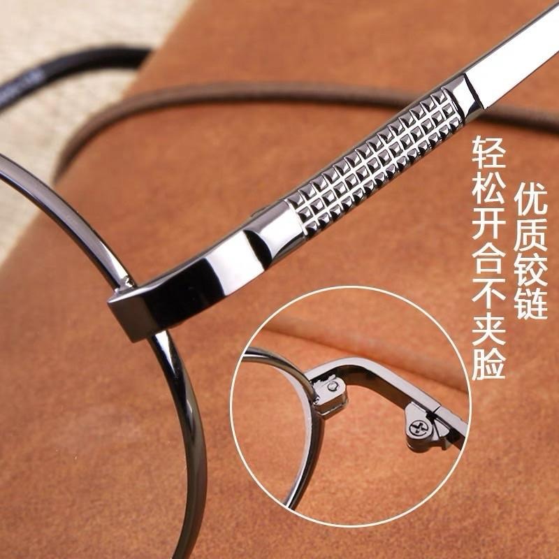 全新可自行配度數眼鏡復古圓框眼鏡 圓框眼鏡 圓框眼鏡男 圓框眼鏡女 眼鏡復古眼鏡-細節圖2