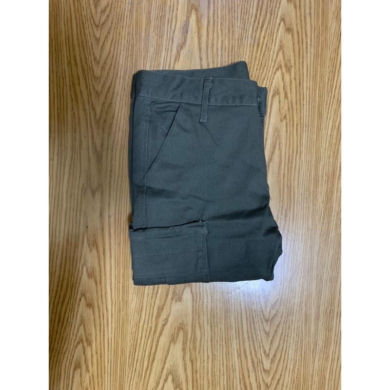 全新六口袋工裝褲 工作褲 灰綠 黑色 斜紋布-細節圖5