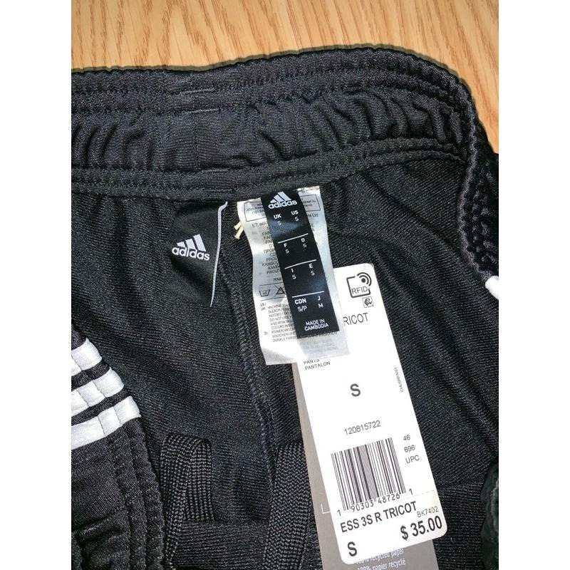 全新美版Adidas ESS 3S R TRICOT BK7402 愛迪達運動長褲 三線 運動褲-細節圖5