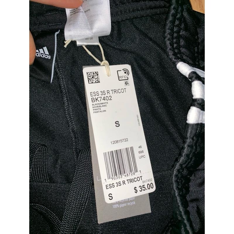 全新美版Adidas ESS 3S R TRICOT BK7402 愛迪達運動長褲 三線 運動褲-細節圖6