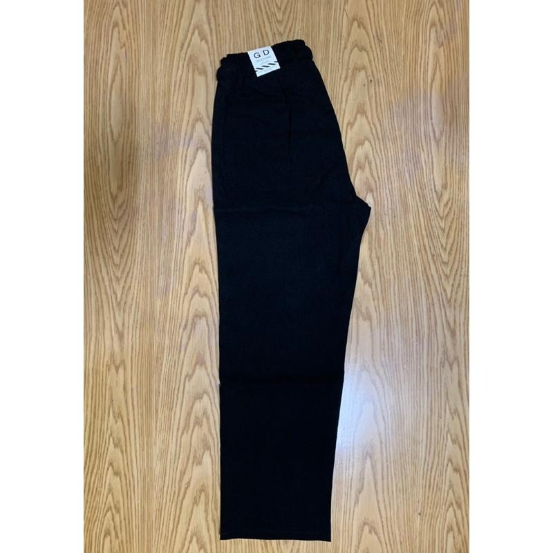 全新 九分寬褲 主廚褲 黑 灰 卡其 深墨綠XL-細節圖2