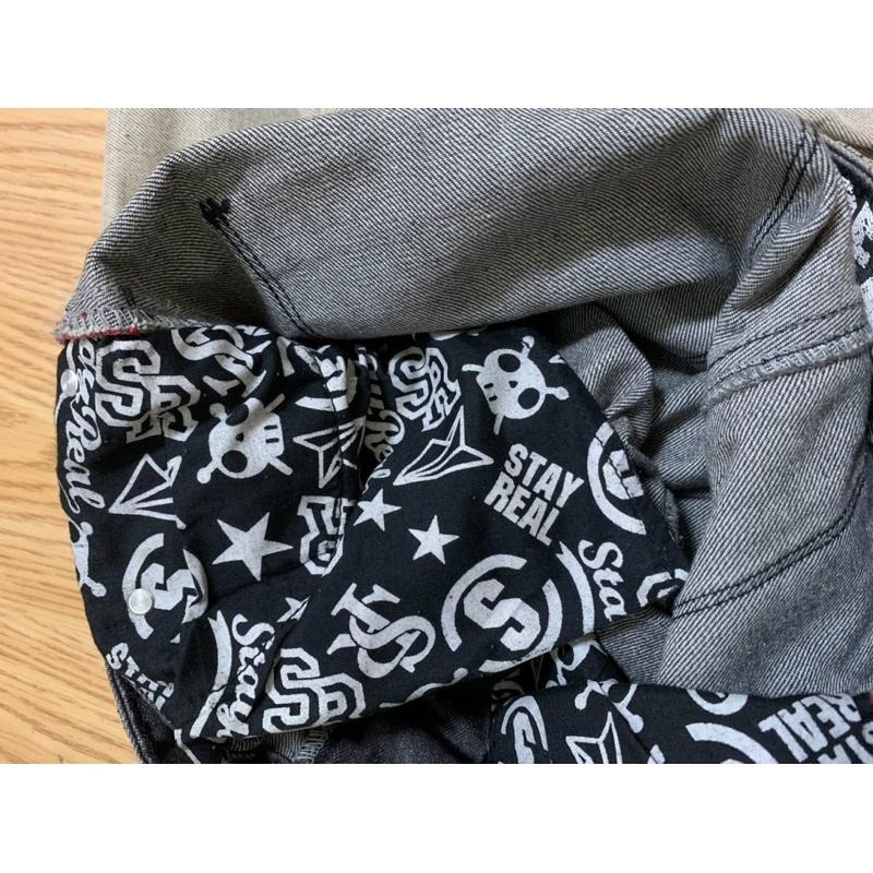 二手極新STAYREAL男版仿舊牛仔褲黑標S-細節圖6
