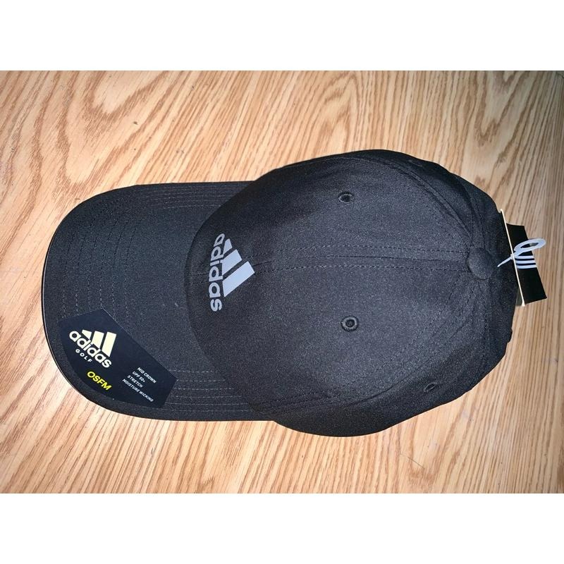 全新ADIDAS 老帽  防潑水材質 抗UV 黑色 深藍色-細節圖3