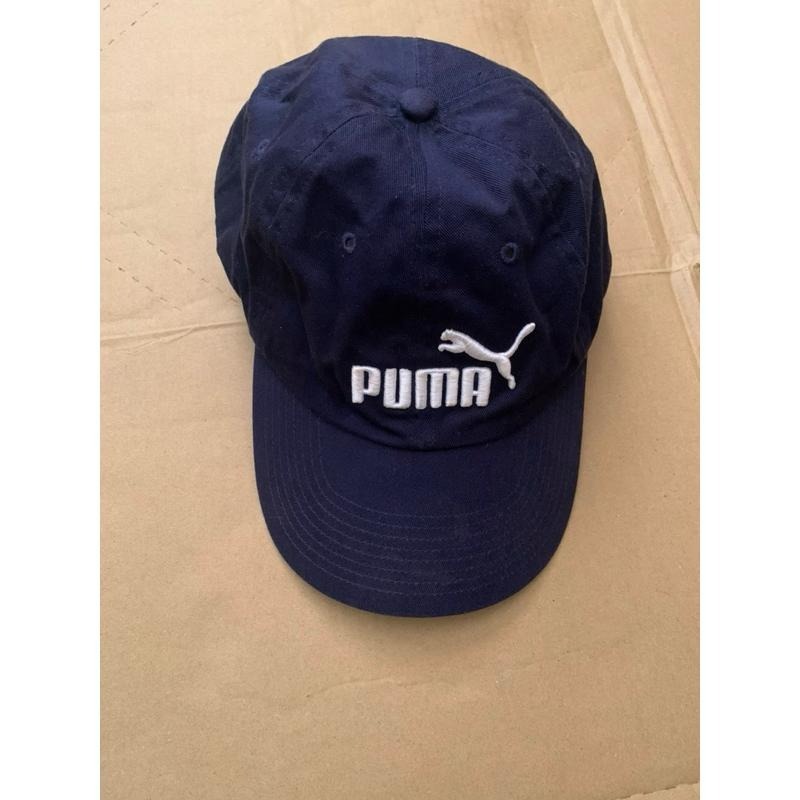 二手極新puma老帽 棒球帽 鴨舌帽 深藍