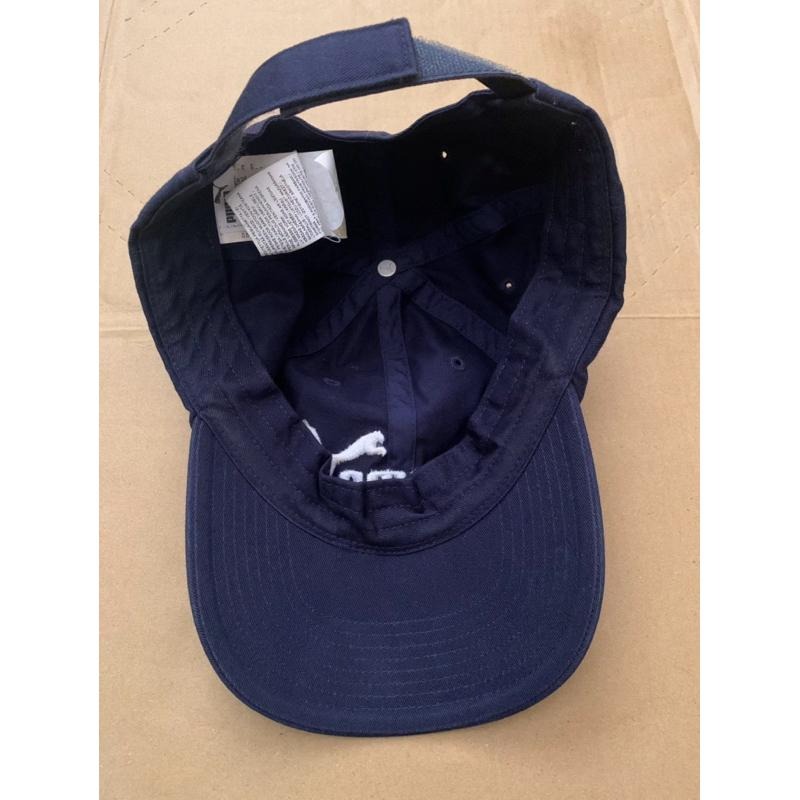 二手極新puma老帽 棒球帽 鴨舌帽 深藍-細節圖2