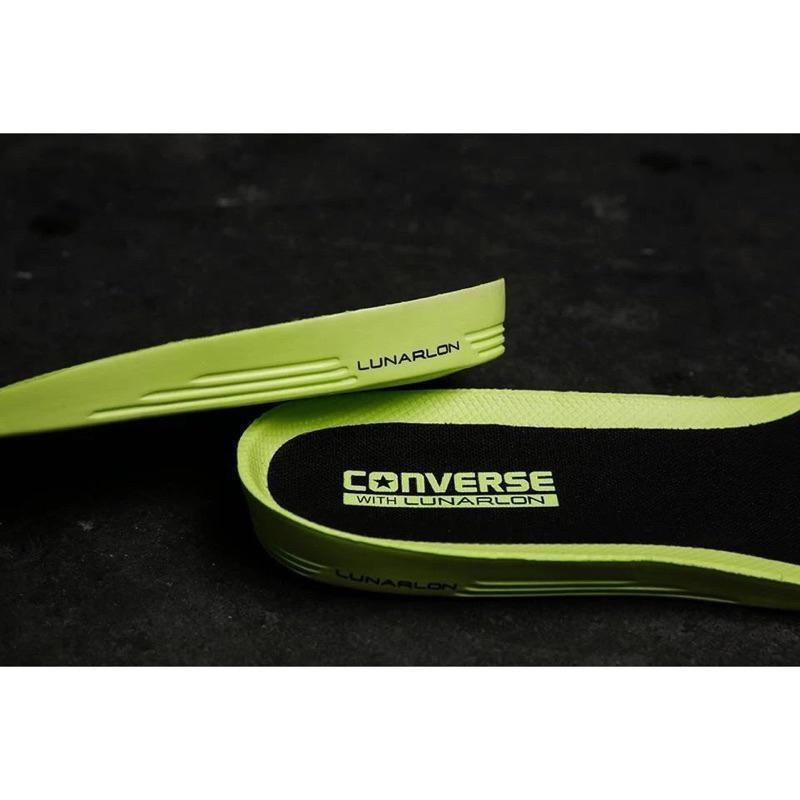 Converse Chuck Taylor All Star II 2 電繡 帆布鞋 氣墊 白色 黑色-細節圖6