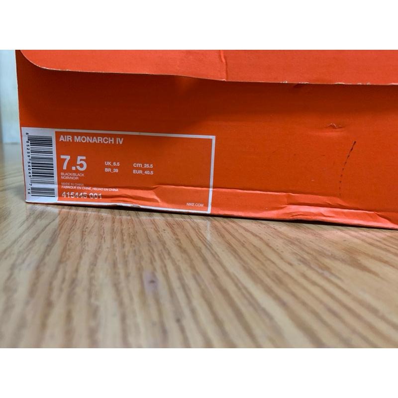 全新Nike  休閒鞋 運動鞋 Air Monarch IV US7.5-細節圖7