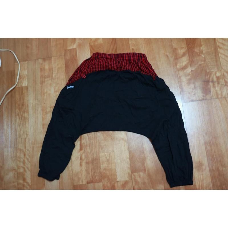 全新STAYREALMiss & Mr.RockCheck Collection搖滾格格飛鼠褲紅標XS-細節圖5