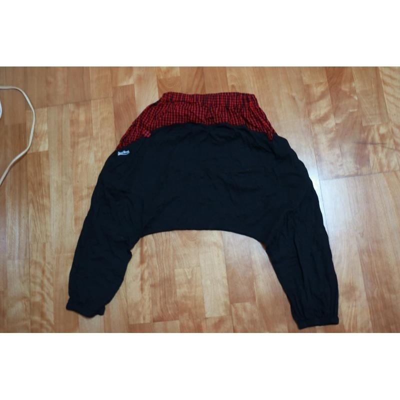 全新STAYREALMiss & Mr.RockCheck Collection搖滾格格飛鼠褲紅標XS-細節圖5