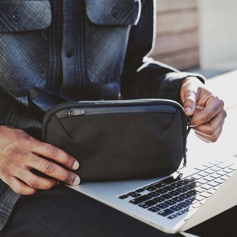 現貨 美國Aer Slim Pouch (1680D彈道尼龍) 便攜收納包 EDC整理包 通勤 旅行出國 辦公學習-細節圖8