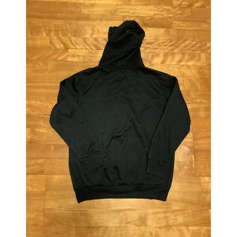 二手古著樂團帽t刷舊斑駁重磅男版寬版寬鬆帽t 棉t內刷毛-細節圖2